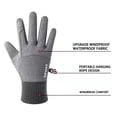 thumbnail image 5 of Hvmvliv Winter Gloves Outdoor Warm Gloves All-Finger Touchs Screen Winter Gloves for Unisex Windproof Skiing Gloves for Outdoor Warm Gloves Gray, 5 of 9