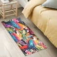 thumbnail image 5 of GZHJMY Colorful Parrot Birds Bathroom Rugs Bath Mat 39 x 20 Inch Non-Slip Extra Soft and Absorbent Shaggy Bath Carpet for Tub, Shower, Bathroom Carpet Runner, 5 of 7