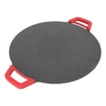thumbnail image 4 of Sartén para parrilla coreana, placa eléctrica redonda para barbacoa Comal con revestimiento antiadherente, enchufe AU, 220V, negro, 4 of 13