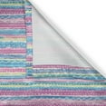 thumbnail image 4 of Ambesonne Tribal Valance Pack of 2, Watercolor Aztec Stripes, 54"X12", Blue Pink Cream, 4 of 5