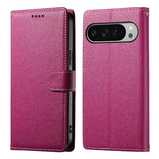 Funda para FOXDOCK Google Pixel 9 Pro XL– Cuero Premium, 3 ranuras para tarjetas, Protección contra impactos