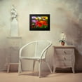 thumbnail image 4 of Popcorn 18x15 Black Modern Framed Museum Art Print Titled - Garden Flowers, 4 of 5