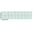 thumbnail image 3 of Ambesonne Floral Fabric by the Yard Upholstery, Vintage Curvy Rose Branches, 5 Yards, Seafoam Jade Green, 3 of 5