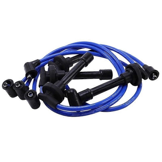 32700-PTO-000 Spark Plug Wire Set High Performance Ignition Wire for HONDA CIVIC DEL SOL 1992-2002 Blue