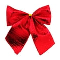 thumbnail image 6 of 12pc Mini Christmas Tree Bow Ornaments, 5.5cm Small Holiday Hanging Decor for Tree, Wreath, and Gift Packaging, 6 of 7
