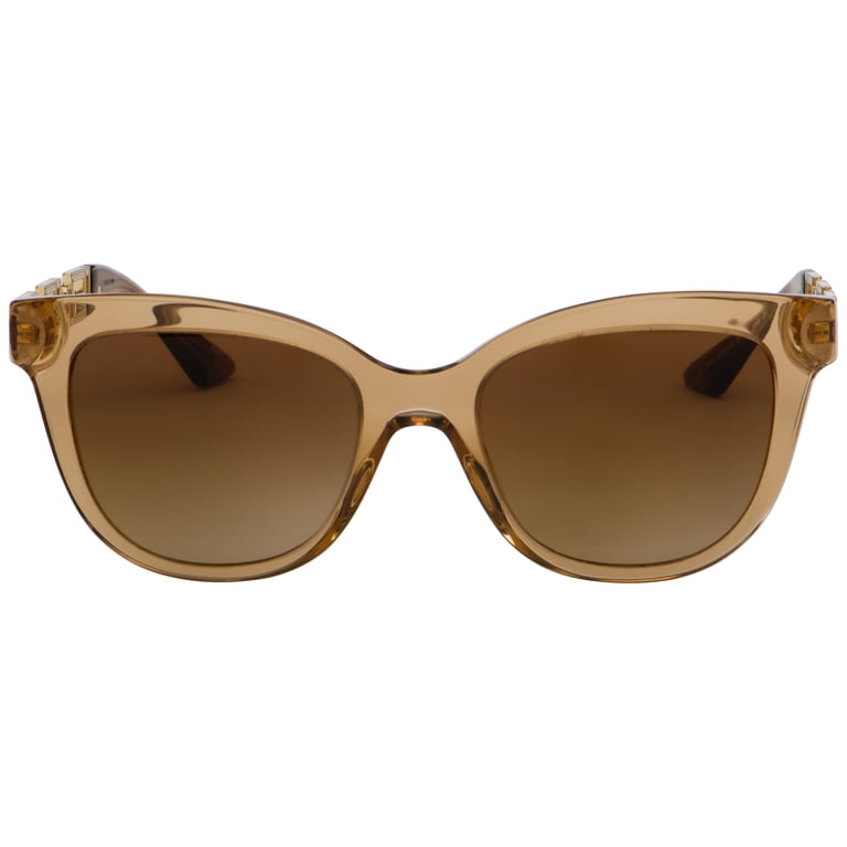 VERSACE VE 4394 533313 Sunglasses Transparent Brown Frame  display picture 1