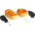thumbnail image 3 of 2 Pcs Grille-Pain Support de Réchauffement en Acier Inoxydable Support à Sandwich Support de Réchauffement pour Tranches de Pain, 3 of 8