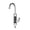 Stainless Steel, variant on 3000W 220 Electric Kitchen Water Heater Tap Instant Hot Stainless Steel 360° Adjustable Faucet Heater Cold Heating Faucet