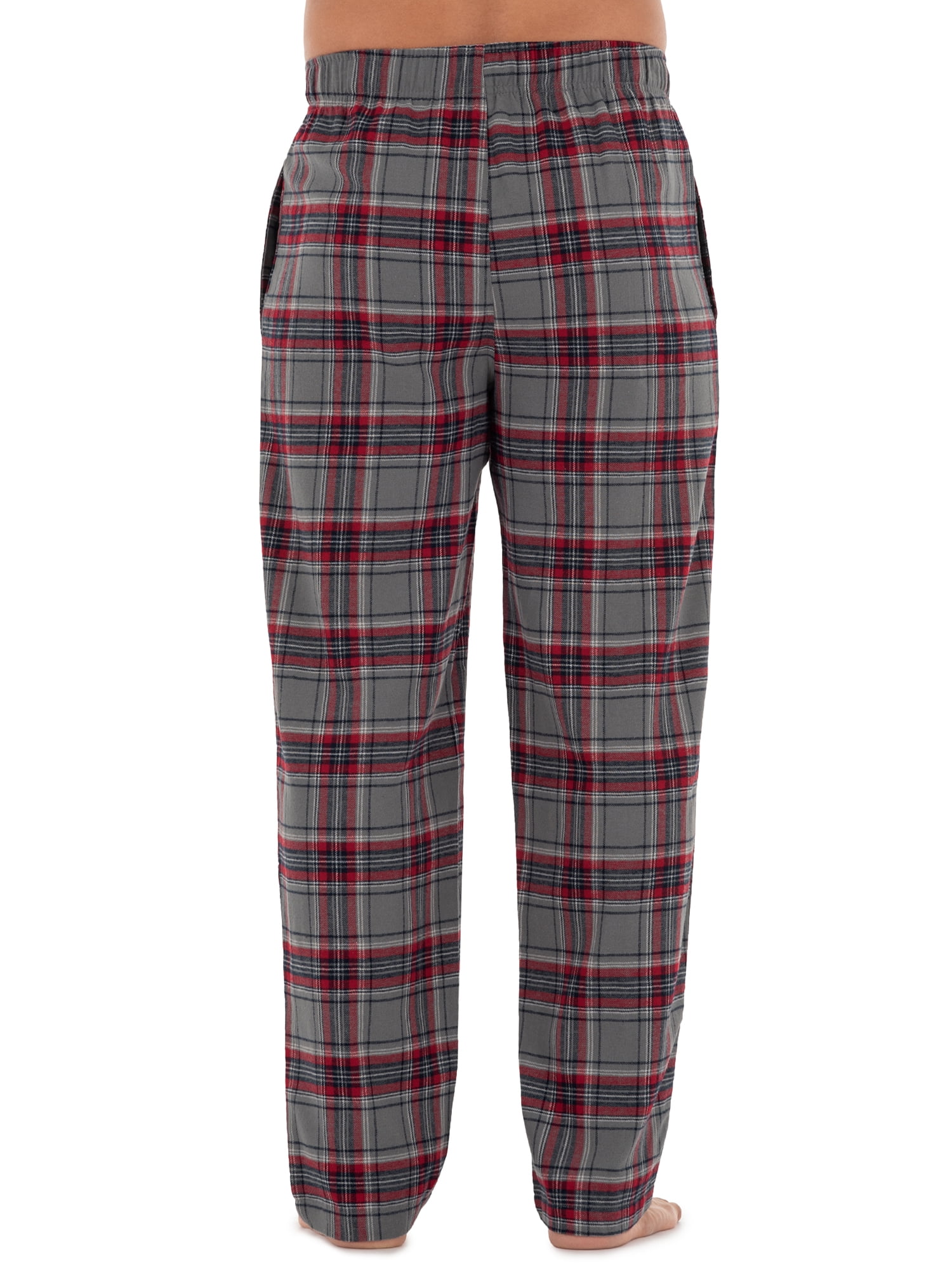 George Men's Plaid Woven Flannel Sleep Pants