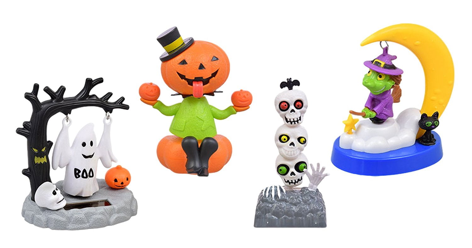 Solar Dancing Halloween Set, 4 Figures By Greenbrier International