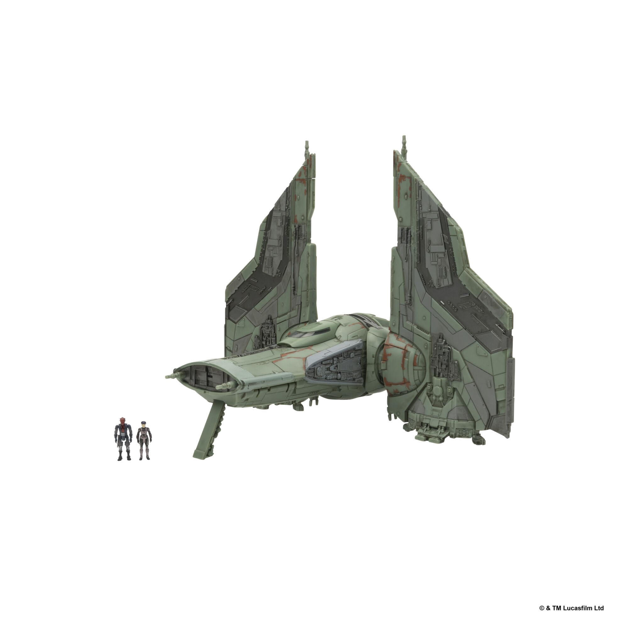 Star Wars™ Micro Galaxy Squadron The Hex - 9-Inch Vehicle with Rotating Wings and Cockpit