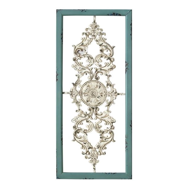 HomeRoots Furniture 321355 Scroll Panel Wall Decor