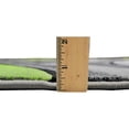 thumbnail image 4 of Electric Green/Grey/Silver/Black/Abstract Area Rug Modern Contemporary Flower/Swirls Pattern 5' x 7', 4 of 5