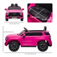 thumbnail image 3 of Aosom 12V Licensed Chevrolet TAHOE Ride on Car, Toddler Electric Car Pink, 3 of 9
