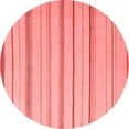 thumbnail image 1 of Ahgly Company Indoor Round Solid Red Modern Area Rugs, 3' Round, 1 of 4