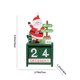 thumbnail image 3 of onlyliua para Interior/Exterior Adornos Navideños Marionetas de Madera Navideñas Adornos de Decoración de Escritorio Navideño Adorno de Cuenta Regresiva, 3 of 6