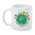 thumbnail image 3 of Save The Planet Illustration Conservation White Mug, 3 of 4