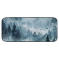 thumbnail image 2 of ONETECH Misty Forest Foggy Mountain Magical Tree Nature Woodland Square Felt Floor Mat Outside Entry Yard Patio for Home Entrance 19.68*47.24 in, 2 of 6