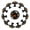 Multicolored 06, variant on 12 Pieces Halloween Pumpkins Spider Web Candies Skulls Glass Knobs for Dresser Drawers, 1.37 x 1.10 IN Round Kitchen Cabinet Pulls For Home Office Nursery Kids Room