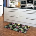thumbnail image 3 of SKYSONIC Cactus Botanical Flowers Kitchen Mats Washable Long Floor Runner Rug Non-Slip Fatigue Area Rugs Fashion Absorbent Doormat Cushioned for Farmhouse Home Bath Indoor Outdoor Decor 39x20 in, 3 of 7