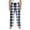 D60 Dark Blue, variant on JFTTX Toddler Girls Plaid Pants Wide Leg Pants for Girls Elastic Waist Drawstring Fall Baggy Trousers with Pockets