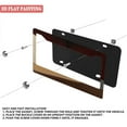 thumbnail image 3 of 2Packs License Plate Frames with Brown Abstract Color Block Pattern Includes Screws & Caps Full Accessories Included Size 6.3x12.2inch(16x31cm), 3 of 8