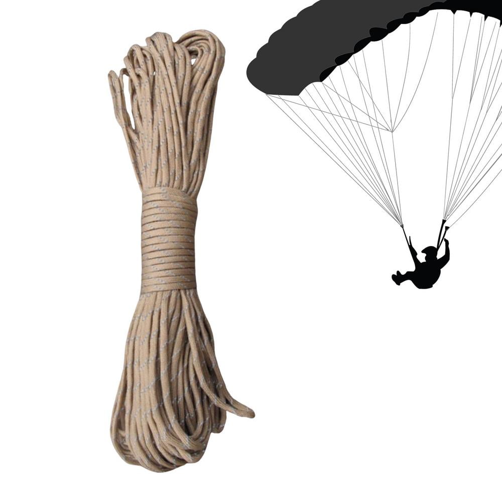 Nylon Outdoor Hiking Camping Parachute Tent Rope Lanyard Reflective Lin 