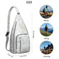 thumbnail image 3 of Waterproof Hiking Cat Sling Backpack for Women – Cute Pet Lover Crossbody Chest Bag with Adjustable Strap, Funny Paw Print Travel Backpack for Outdoor & Everyday Use, 3 of 4