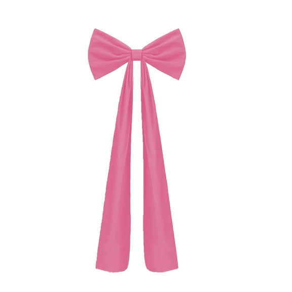 Bfogop Christmas Tree Topper Bow, Large Christmas Tree Toppers Satin Bows Christmas Decorations, Christmas Wreath Bows for Home Party Wedding Car Holiday Decor Supplies 20x70Inch