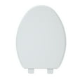 thumbnail image 2 of R&T  Elongated Toilet Seat, Soft Close White Plastic , 1 Piece for Oval Toilets B1094, 2 of 11