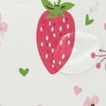thumbnail image 4 of Coolnut Cute Frog Strawberry Shower Curtain Waterproof Fabric with 12 Hooks Bathroom Bath Curtain Set Polyester Fabric Machine Washable 60 x 72 Inch Home Decor, 4 of 6