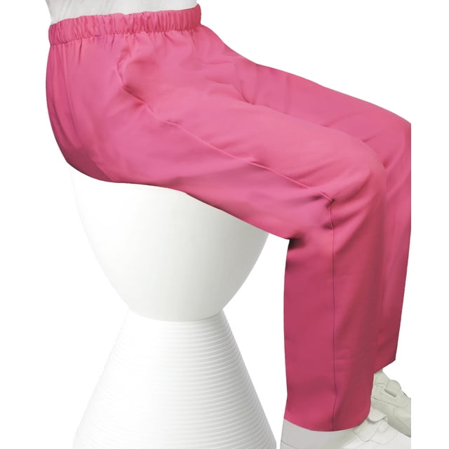 Silvert's Women's Adaptive Wheelchair Pants, Fresh Pink, S