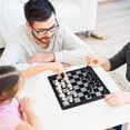 thumbnail image 4 of Juego de tablero de ajedrez 3 en 1 de 31 x 31 cm, tablero de ajedrez magnético con ajedrez, damas, backgammon para niños y adultos, juego de tablero de ajedrez plegable y portátil, 4 of 5