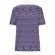 thumbnail image 5 of Puntoco 2024, tops de moda de verano para mujer, camisetas holgadas de manga corta con cuello en V informales con estampado a la moda para mujer, 5 of 6