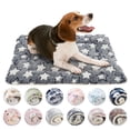 thumbnail image 2 of Flannel pet sleeping mat dog bed cat litter puppy bed dog sofa lovely mattress cushion for small large dog blanket pet supplies, 2 of 14