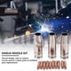 thumbnail image 2 of For for mb15 15ak mig welding torch kit contact tip nozzle diffuser mig welding torch accessory kit, 2 of 5
