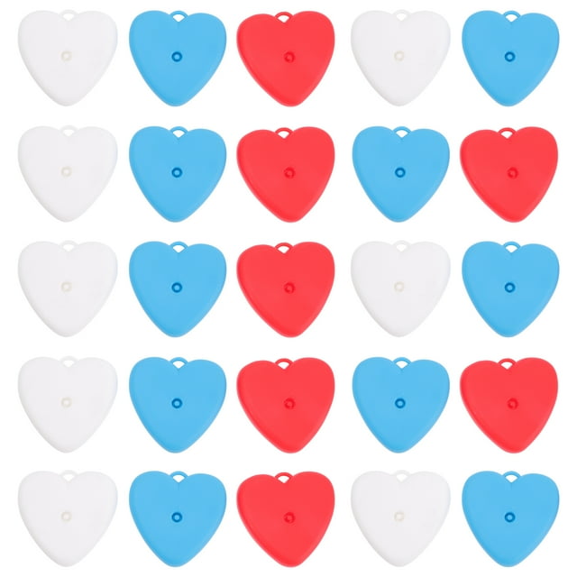 25 Pcs Ballons Poids Ballons Cœur Colorés Poids pour Mariage Fête