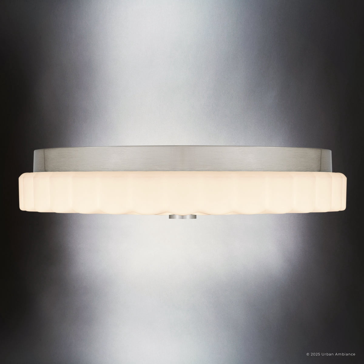 Luxury Traditional Ceiling Light, Brushed Nickel, UQL6379