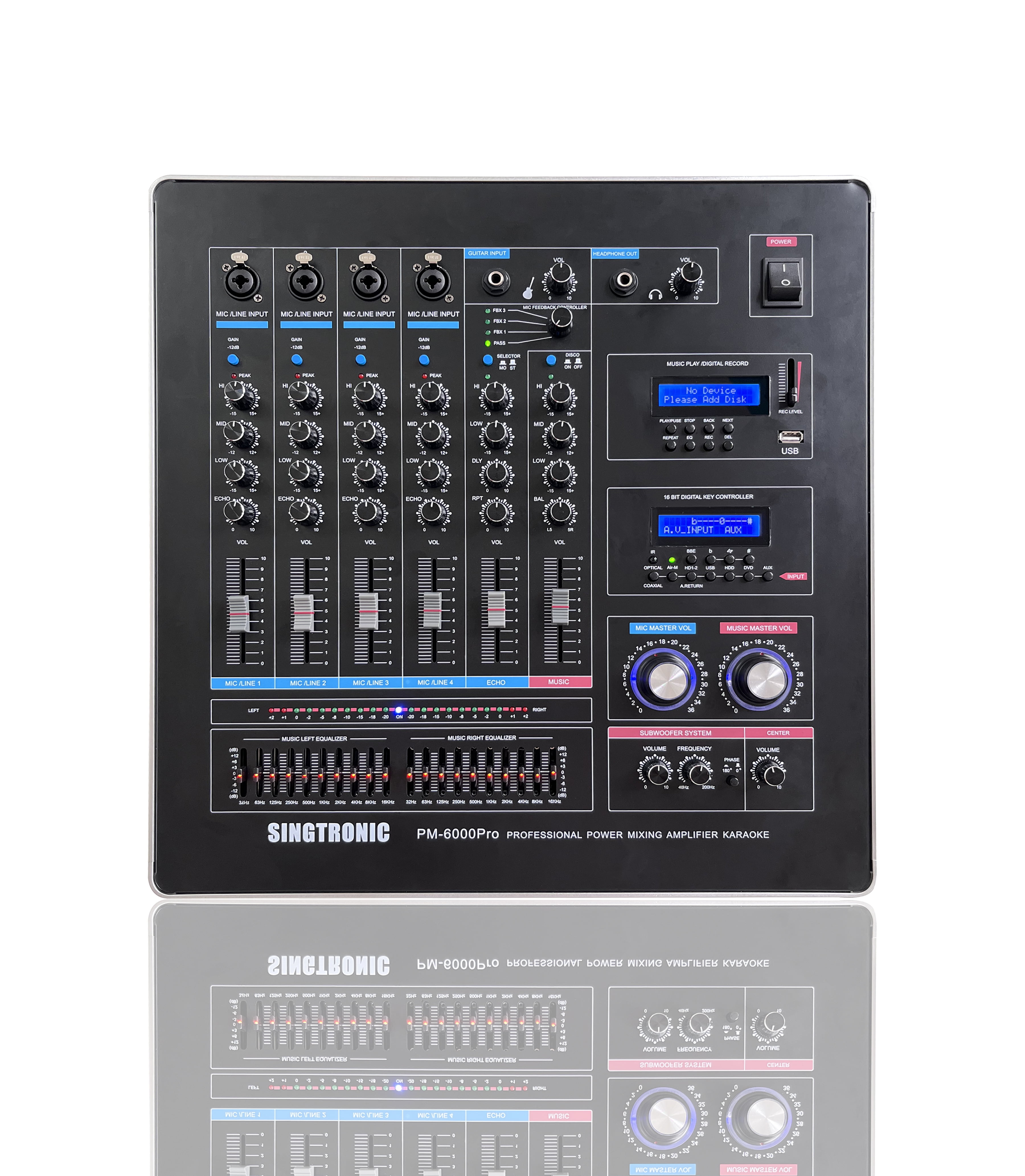Singtronic PM-6000Pro Karaoke Amplifier - Thumbnail 4