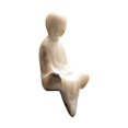 thumbnail image 3 of Mini estatua de Buda, adorno de escritorio, mascota de té, colección de cerámica, decorativa, pequeña Estilo B, 3 of 9