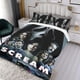 thumbnail image 3 of Película Scream Conjunto de sábanas temático, trío de piezas, cómodo y amigable con la piel, diseño único, regalo de decoración para el hogar para familiares, amigos y fans,140cm *210cm, 3 of 6