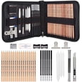 thumbnail image 1 of 35 Pieces Sketching Drawing Pencils Art Set,Perfect for Beginners Art Kit,Charcoal Pencils, Erasers and Paper Pens,Free Clips- Art Supplies, Drawing Pencils, Graphite Pencils, Sketching Supplies, 1 of 9