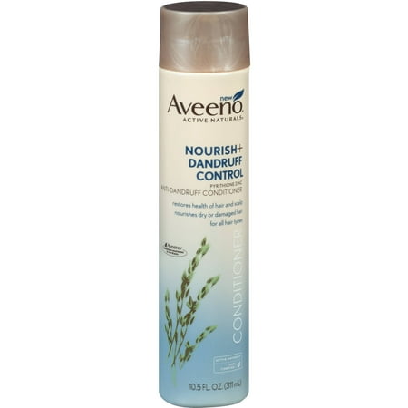Aveeno Active Naturals Nourish + Dandruff Control Anti-Dandruff Conditioner, 10.5 fl oz