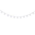 thumbnail image 1 of Cadena de luz decorativa, 5 m, 20 LED, cadena de luz LED con energía solar, cadena de luz de jardín, ingeniería de precisión, 1 of 8