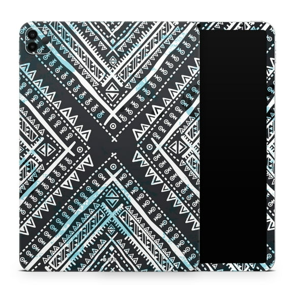 DesignSkinz Ethnic Aztec Navy Point Full-Body Skin Decal Wrap Cover for iPad (A1219/A1337)