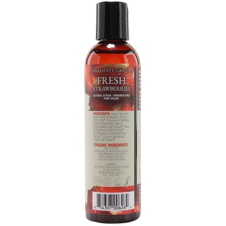 Intimate Earth Natural Flavors Glide, Water Based Personal Lubricant, Fresh  Strawberries, Foil 0.1oz Liquids - Walmart.com