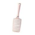 thumbnail image 1 of Cepillo de pelo hueco Peine desenredante Cepillo de pelo Peine desenredante para cabello rizado Rosa, 1 of 9