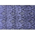 thumbnail image 1 of Ahgly Company Machine Washable Indoor Rectangle Abstract Blue Modern Area Rugs, 6' x 9', 1 of 4