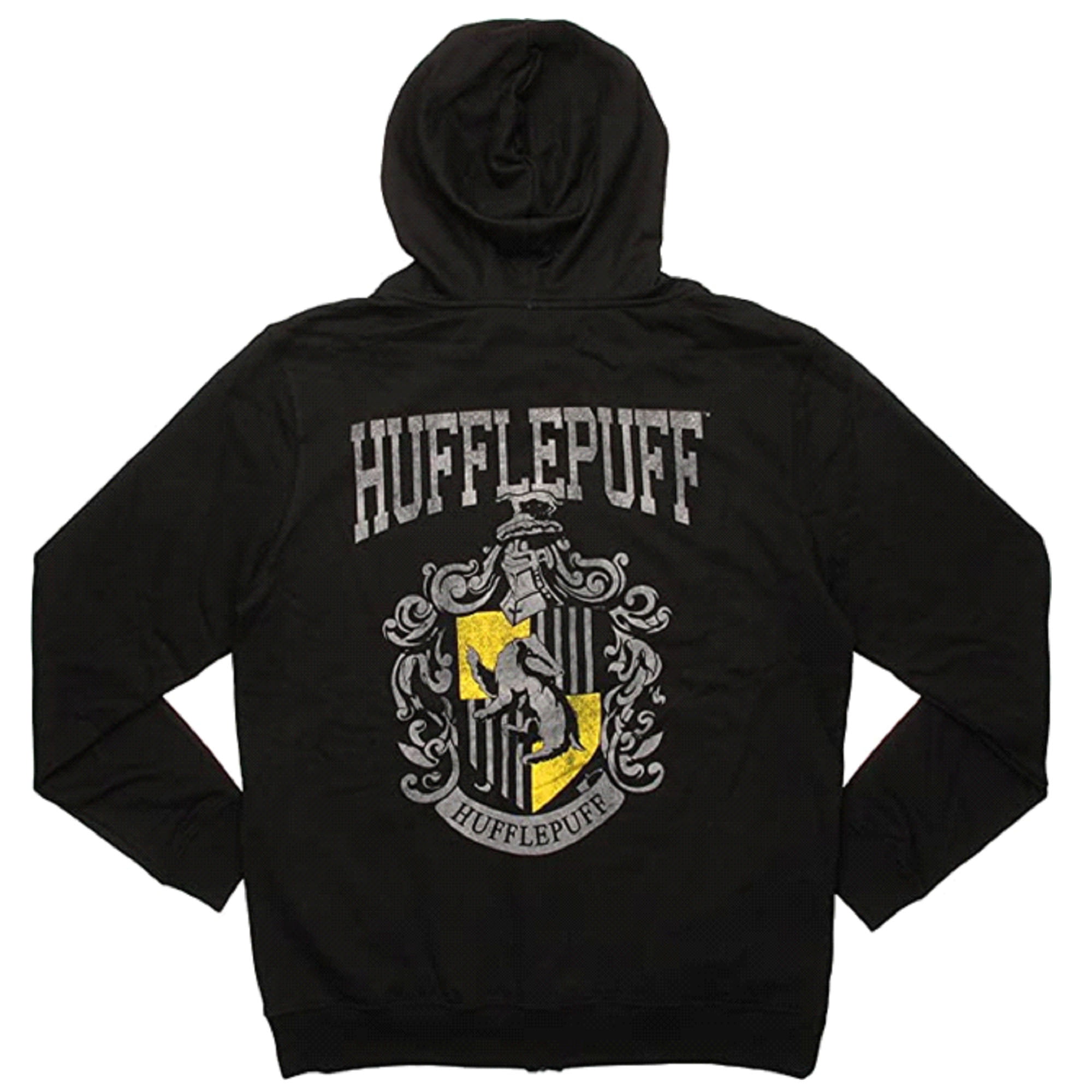 Harry Potter Hufflepuff Crest Adult - size Unisex Large Hoodie