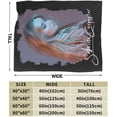 thumbnail image 4 of Sabrina Carpenter Blanket Flannel Blankets Lightweight Throw Blankets for Bed Sofa Room Decoration 80"X60", 4 of 7